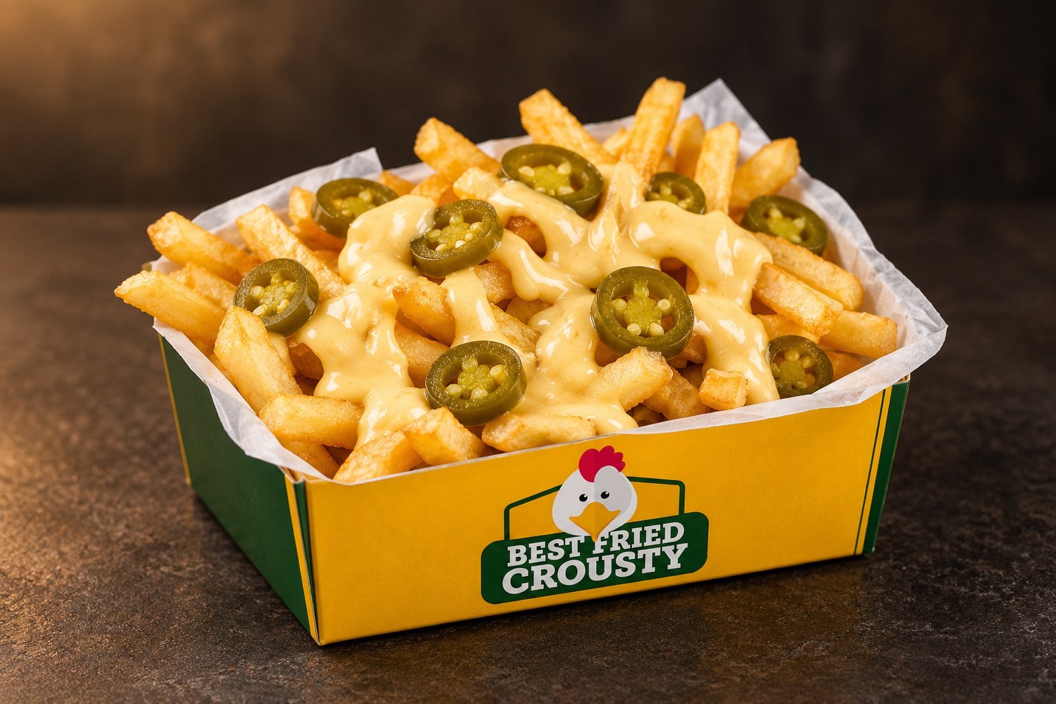 Cheesy fries texan — visuel de présentation