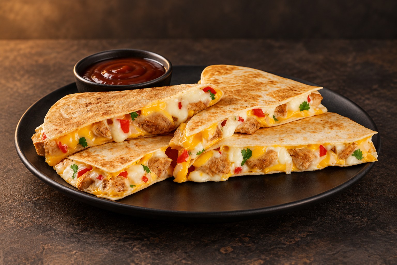 Quesadilla poulet grillé — visuel de présentation