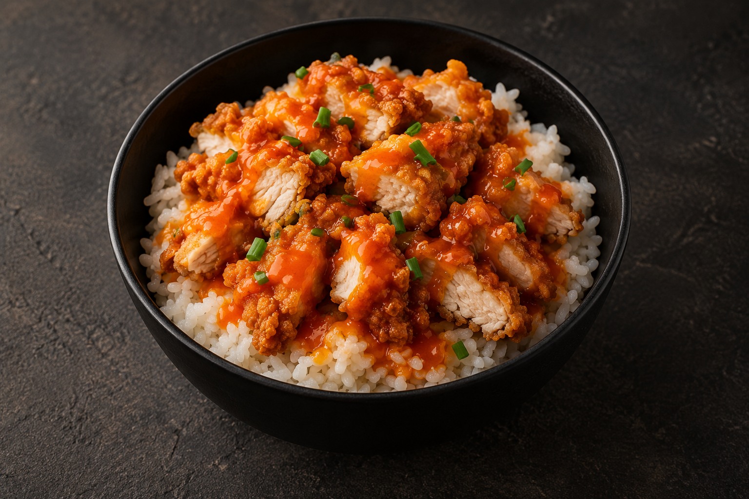 Crousty Spicy : bowl de riz, visuel de présentation